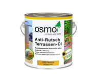 Бесцветное финишное масло для террас с антискользящим эффектом OSMO Anti-Rutsch Terrassen Oil. Масло для террас OSMO №430 бесцветное.