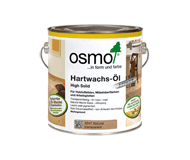 Бесцветное защитное масло с твёрдым воском OSMO Hartwachs Oil Effekt Natural с эффектом сохранения естественного цвета древисины, для деревянных и паркетных полов, полов из пробки, для различных деревянныхизделий, также подходит для стен, потолков и мебели. Масло OSMO №3041 натуральный тон.