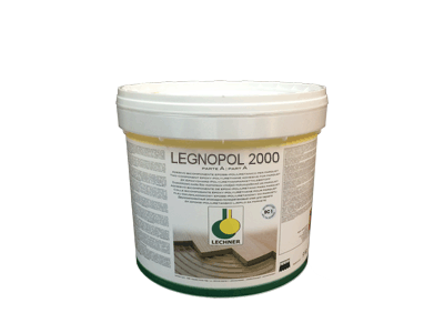 Двухкомпонентный полиуретановый клей LECHNER Legnopol 2000 без растворителя и воды для фанеры, паркетных и массивных деревянных полов, ступеней.